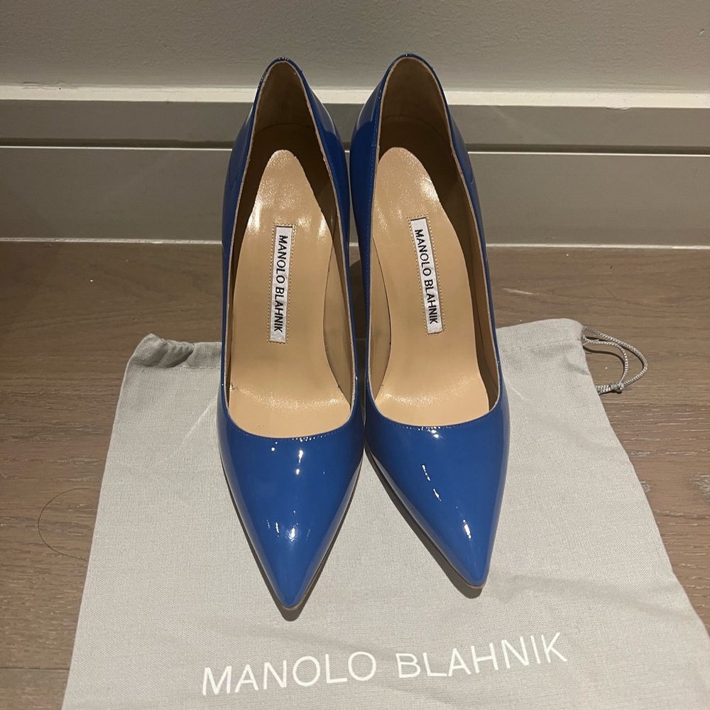 Manolo Blahnik BB Leather Heels
